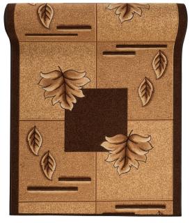 Behúň koberec CRB 44 - hnedý (Lacný behúň skladom v šírke)
