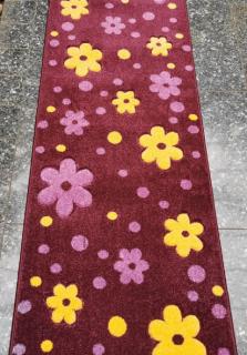Behúň koberec Friese 1959V fialový (kobercové behúne skladom v)