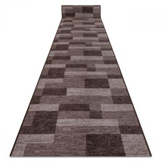 Behúň koberec Icona 44 šedo-hnedý (Behúň na gume v šírke 67cm,)