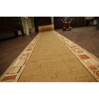 Behúň koberec Jena béžový (Koberec behúň v šírke 67cm, 80cm,)