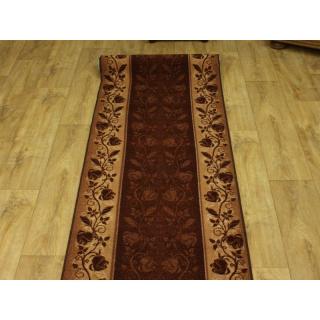 Behúň koberec KRL 40 hnedý (Behúň na gume v šírke 70cm, 80cm a)