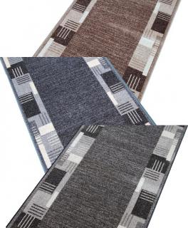 Behúň koberec Montana cappuccino, modrý a šedý (Hrubé behúne)