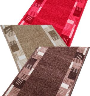 Behúň koberec Montana červený, béžový a hnedý (Hrubé behúne)