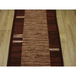Behúň koberec OSC-hnedý (Lacný behúň na gume v šírke 70cm,)