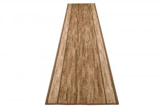 Behúň koberec Ram 40 hnedý (Behúň na gume v šírke 67cm, 80cm a)