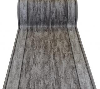 Behúň koberec Ram 49 šedohnedý (Behúň na gume v šírke 67cm,)