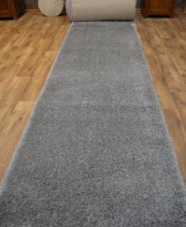 Behúň koberec Shaggy New šedý (Šedý koberec behúň skladom v)