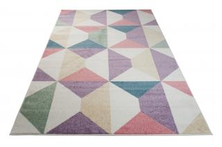 Detský koberec Happy T821A C (Koberec v pastelových farbách)