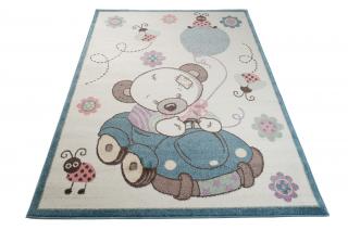 Detský koberec Happy V021A C (Koberec v pastelových farbách)