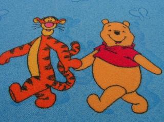 Detský koberec medvedík Pú Winnie (Koberce Winnie rozmer: 100)