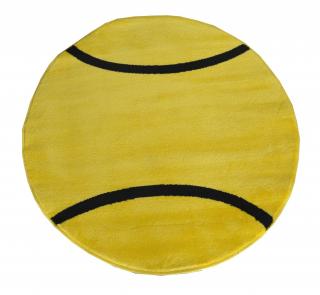 Detský koberec Tenisová lopta (Kruhový koberec rozmerov 100 x)