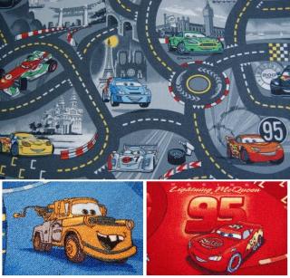 Detský kusový koberec Cars world of cars (Koberec Disney Cars)