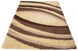 Koberec Shaggy 3672A C (Krémový Shaggy koberec v rozmeroch od)
