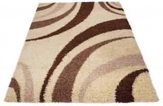 Koberec Shaggy 3676A C (Krémový Shaggy koberec v rozmeroch od)
