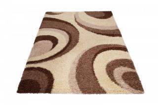 Koberec Shaggy 3677A C (Fialový Shaggy koberec v rozmeroch od)