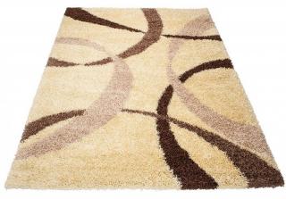 Koberec Shaggy 7368A C (Krémový Shaggy koberec v rozmeroch od)
