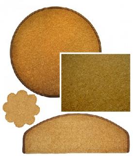 Kusový koberec Eton béžový (Béžový koberec v tvare:  kruh,)
