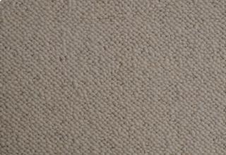Metrážový vlnený koberec Alfa 86 biely (100% čistá ovčia vlna)