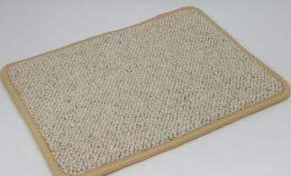Metrážový vlnený koberec Alfa 87 svetlobéžový (100% čistá)