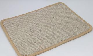 Metrážový vlnený koberec Alfa 88 béžový (100% čistá ovčia vlna)