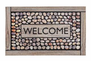 Rohožka 319 Residence 007 welcome framed pebbles (Eco rohož v)