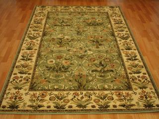 Vlnený koberec Oland oliva (Kusový koberec v rozmeroch od 160)