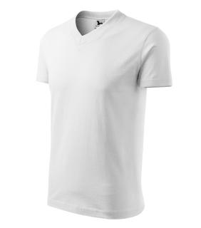 102 Tričko V-NECK 160 UNISEX malfini 00 biela