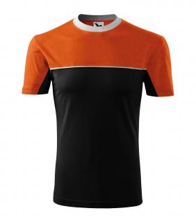 109 Tričká Colormix 200 UNISEX adler 11 čierna/oranžová