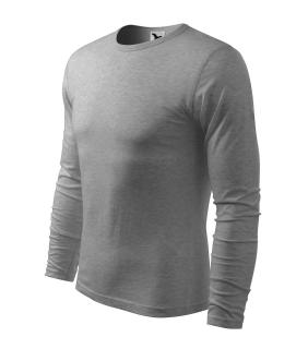 119 Tričko pánske adler FIT - T Long sleeve 160 malfini 12 tmavosivý melír