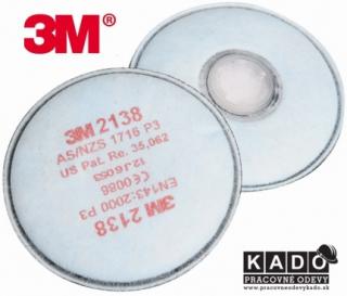 3M 2138 filter FFP3,O3 2ks/BAL proti časticiam a vírusom