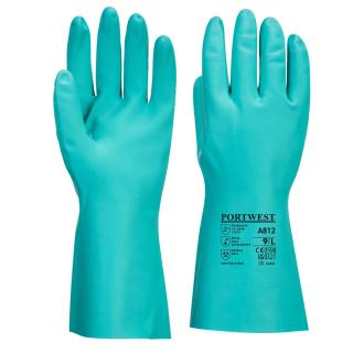 A812 - Nitrosafe Plus chemické rukavice Portwest zelené