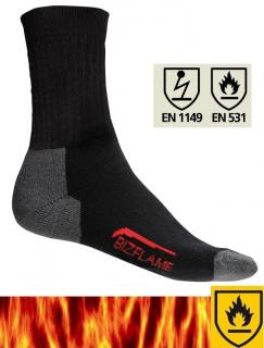 Antistatické nehorľavé ponožky Bizflame SK20 PW