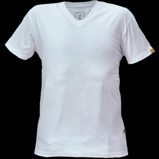 Antistatické tričko NOYO ESD V CERVA biele