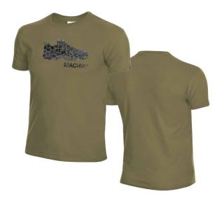 Bavlnené tričko BENNON PREDATOR T-SHIRT GREEN