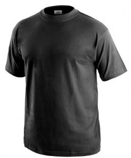 Bavlnené tričko DANIEL CXS 155g čierne (+ nadrozmerné veľkosti)