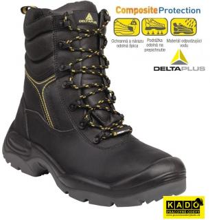 Bezpečnostná holeňová obuv CALYPSO S3 SRC DELTAPLUS NON METALIC ()