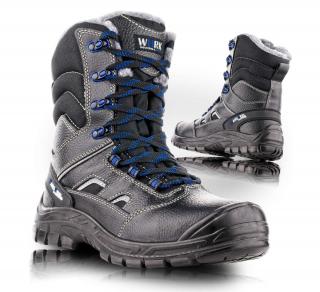 Bezpečnostná holeňová zateplená obuv VM - SHEFFIELD S3 WINTER ()