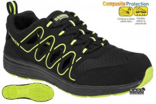 Bezpečnostná obuv BENNON REBEL LOW S1P GREEN (EN ISO 20345 - S)