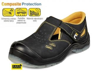Bezpečnostná obuv ČERVA BK TPU MF S1P SRC sandále (EN ISO)
