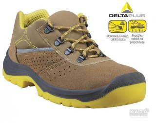 Bezpečnostná obuv RIMINI 4 S1P DELTAPLUS bežovo/žltá (EN ISO)