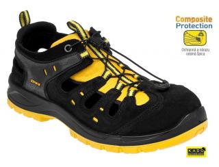 Bezpečnostná obuv - sandál BENNON BOMBIS LITE S1 Yellow NM