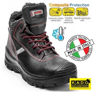 Bezpečnostná zateplená obuv PANDA CERBIATTO S3 (skladom bez VIBRAM dopredaj) ()