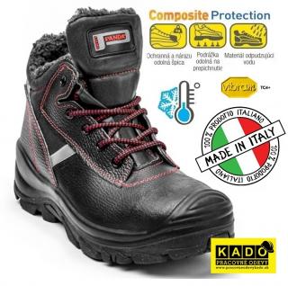 Bezpečnostná zateplená treková obuv PANDA CERBIATTO S3 VIBRAM ()
