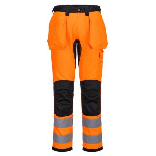 CD889 - WX2 Eco Hi-Vis holster vreckové nohavice Portwest Oranž/čierna