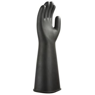 Chemické latexové pracovné rukavice A802 Portwest čierne