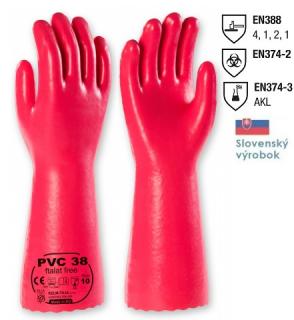 Chemické pracovné rukavice PVC38 TILIA