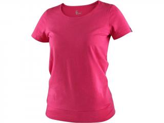 Dámske bavlnené tričko s elastanom EMILY CXS rúžová