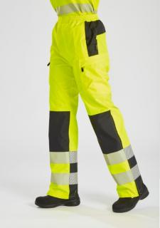 Dámske reflexné nepremokavé nohavice PW386 Portwest žlté