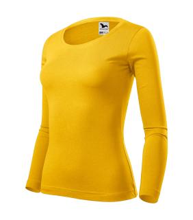 Dámske tričko FIT-T LS 169 MALFINI 160g 04 žltá