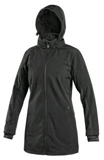 Dámsky 3/4 softshell kabát CXS ORLEANS čierna